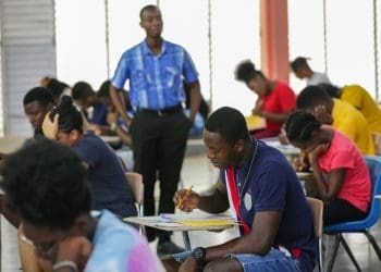 Student's in class for Script helps bring reliable science reporting to Nigeria