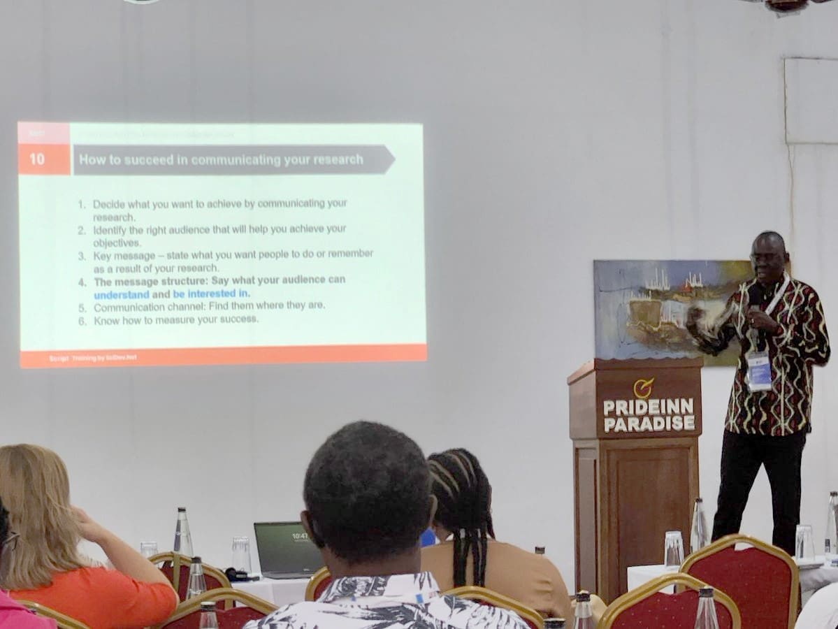Script provides workshop at 2023 African SGCI Annual Forum
