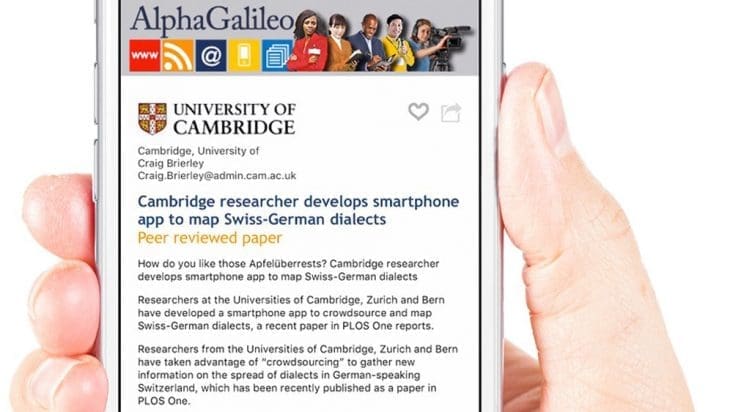 African researchers receive access to AlphaGalileo. Image: Alpha Galileo image with University of Cambridge logo