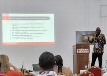 Dr Wendo delivers workshop at the African science granting councils annual forum 2023